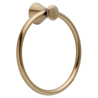 Delta Lahara Towel Ring in Champagne Bronze 73846 CZ