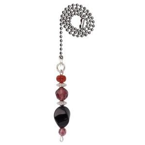 Westinghouse Burgundy and Orange Beads Pull Chain 7729400