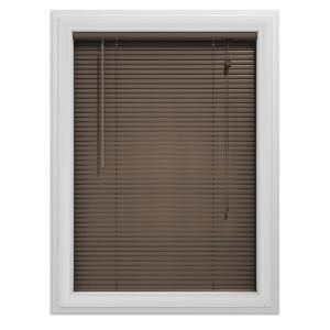 Bali Today Char Brown 1 in. Aluminum Mini Blind DISCONTINUED 75 7062 23