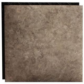 Place N Go Gray Ceramic 18.5 in. x 18.5 in. Interlocking Waterproof Vinyl Tile with Built In Underlayment DISCONTINUED PNGB GRAY