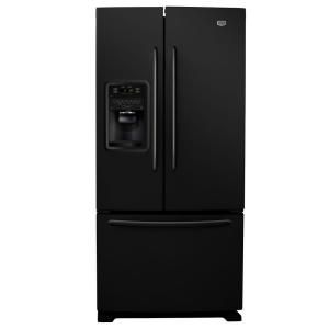 Maytag ICE2O 33 in. W 21.8 cu. ft. French Door Refrigerator in Black MFI2269VEB