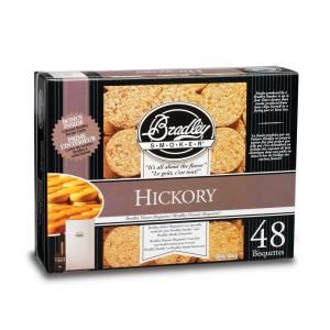 Bradley Smoker Hickory Flavor Bisquettes (48 Pack) BTHC48
