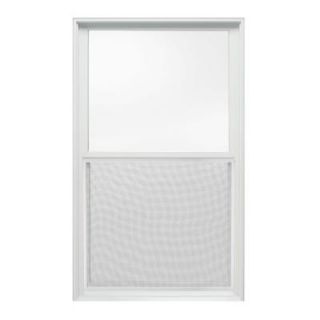 JELD WEN W 2500 Series Aluminum Clad Double Hung, 30 1/8 in. x 48 3/4 in., White with LowE Glass and Screen S62653