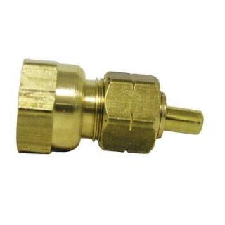 Watts 3/8 in. x 1/2 in. Lead Free Brass Compression x FIP Coupling LF A118