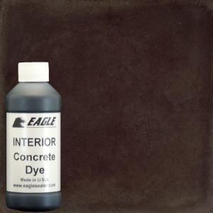 Eagle 1 gal. Root Beer Interior Concrete Dye Stain Makes with Water from 8 oz. Concentrate EDIRB