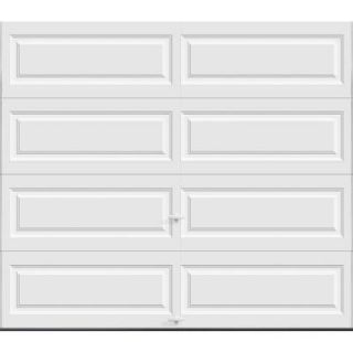 Clopay Premium Series 8 ft. x 7 ft. 18.4 R Value Intellicore Insulated Solid White Garage Door HDPL20_SW_SOL