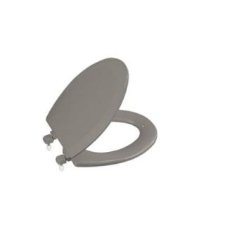 KOHLER Triko Elongated Molded Toilet Seat with Closed front Cover and Plastic Hinge in Cashmere K 4712 T K4