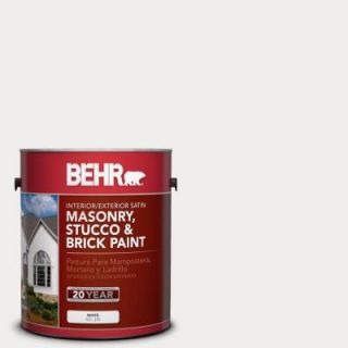 BEHR Premium 1 gal. #MS 47 Mountain Summit Satin Interior/Exterior Masonry, Stucco and Brick Paint 28001