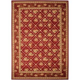 Safavieh Lyndhurst Red/Red 6 ft. 7 in. x 9 ft. 6 in. Area Rug LNH556 4040 7