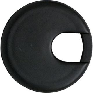 GE 1.5 in. Furniture Hole Cover   Black 76292