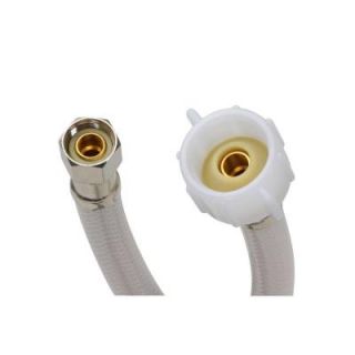 Fluidmaster 3/8 Compression x 7/8 in. Ballcock Thread x 9 in. Reinforced Vinyl Toilet Supply Connector B1TV09
