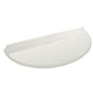 Shape Products 40 in. x 17 in. Circular Polycarbonate Window Well Cover 4017CM