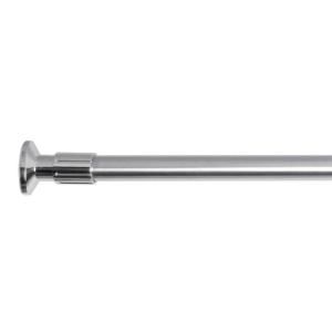 Lido Designs 48 in.   72 in. Stainless Steel Adjustable Extend and Lock Deluxe Closet Rod LB 44 D103/4872