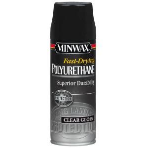Minwax 11.5 oz. Gloss Fast Drying Polyurethane Aerosol Spray 33050