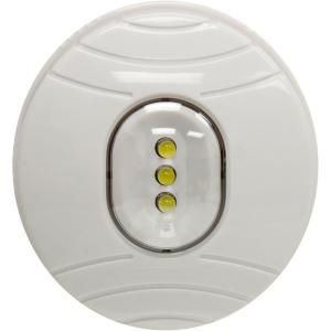 GE LED White Battery Operated Oval Tap Light 17422