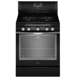 Whirlpool 5.8 cu. ft. Gas Range with Self Cleaning Convection Oven in Black Ice WFG540H0AE