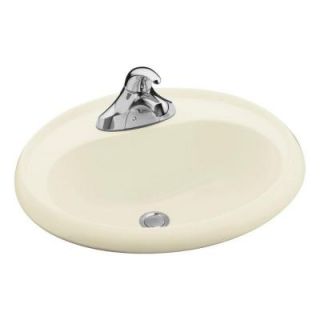 Sterling Plumbing Oval Self Rimming Bathroom Sink in KOHLER Biscuit 75010140 96