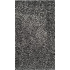 Safavieh Shag Dark Grey 5.3 ft. x 7.5 ft. Area Rug SG151 8484 5