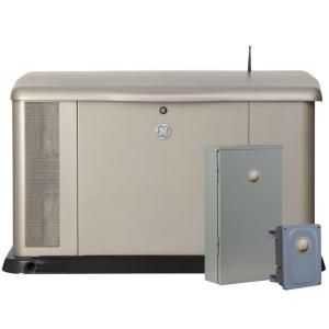 GE 20,000 Watt Home Generator System with Symphony II Whole House 200 Amp Automatic Transfer Switch 040381