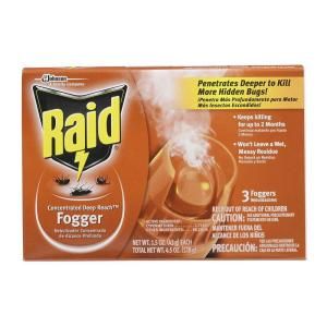 Raid 1.5 oz. Deep Reach Insect Foggers (3 Pack) 81595