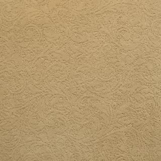 Platinum Plus Vexing   Color Honey Mustard Pattern 12 ft. Carpet 49614