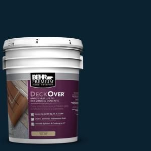 BEHR Premium DeckOver 5 gal. #SC 101 Atlantic Wood and Concrete Paint 500005