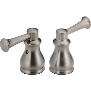 Delta Pair of Orleans Lever Handles for Bidets and 2 Handle Faucets in Stainless H269SS