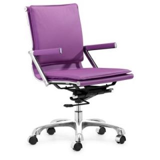 ZUO Lider Plus Purple Office Chair 215217