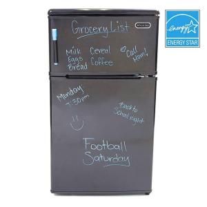 Whynter 3.1 cu. ft. Mini Refrigerator/Freezer in Black Dry Erase MRF 310DB