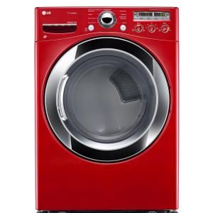 LG Electronics 7.3 cu. ft. Gas Dryer with Steam in Wild Cherry Red DLGX3251R