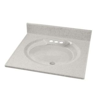 American Standard Astra Lav 49 in. Stone Vanity Top with Basin in Grey Granite DISCONTINUED CMA8499.629