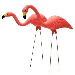 27 in. Pink Flamingo 2 Pack HDR 499478