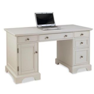 Home Styles Naples White Pedestal Desk 5530 18