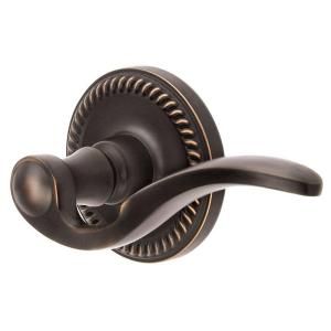 Grandeur Newport Rosette Timeless Bronze with Privacy Right Handed Bellagio Lever NEWBEL 40 RH TB