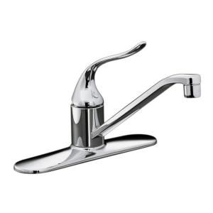 KOHLER Coralais 1  or 3 Hole1 Handle Control Kitchen Sink Faucet in Polished Chrome K 15171 P CP