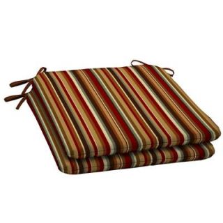 Hampton Bay Rustic Stripe Outdoor Seat Pad (2 Pack) DISCONTINUED AC18060B 9D2
