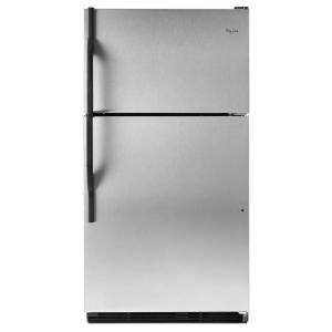Whirlpool 18.5 cu. ft. Top Freezer Refrigerator in Stainless Steel WRT138TFYS