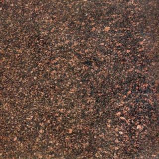 Stonemark Granite 3 in. Granite Countertop Sample in Tan Brown DT G289
