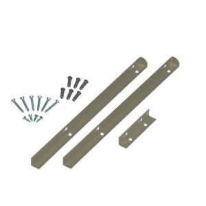 ClosetMaid Selectives A4 20 lb. 14 in. Brushed Nickel Shelf Support Kit DISCONTINUED 7041