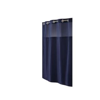 Hookless Shower Curtain in Mystery Navy with Snap Liner RBH40MY297