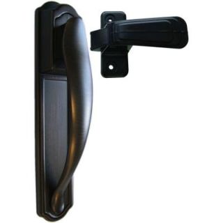 Ideal Security Inc. Oil Rubbed Bronze Storm and Screen Door Pull Handle Set with Back Plate SKDXORB