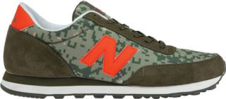 Mens New Balance ML501 Camo   Grey/Green Sneakers