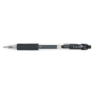 Zebra Sarasa Retractable Gel Pen, Fine   Black Ink (12 Per Set)