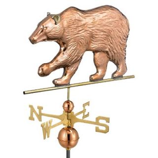 Good Directions Bear Weathervane   Polished Copper