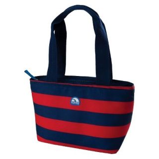 Igloo Mini Tote 8 Can Soft Sided Cooler   Deep Red Stripe