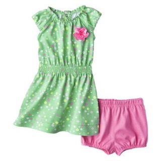 Just One YouMade by Carters Girls Dress and Panty Set   Teal/Pink 18 M