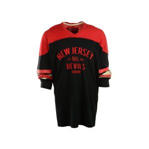 New Jersey Devils NHL CCM Long Sleeve Applique Crew