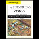 Enduring Vision, Volume II Cengage Advantage