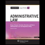Casenotes Legal Briefs Administrative Law Keyed to Breyer Stewart Sunstein and Vermeule