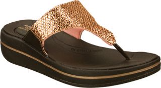 Womens Skechers Relaxed Fit Upgrades Splash   Peach Sandals